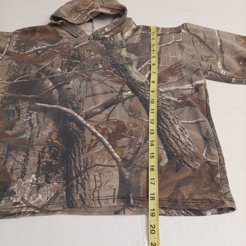 Realtree Brown Camo Hoodie Sweatshirt Pullover Country Hunting Outdoor Size L - Picture 5 of 8